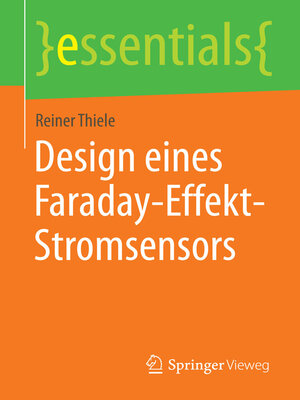 cover image of Design eines Faraday-Effekt-Stromsensors